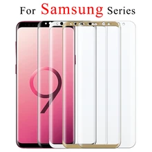 Vidro protetor de vidro temperado para samsung, galaxy s8, s9, samsung galaxy s9plus, s8 plus, s7, 7s, verre, tremp película protetora 3d,