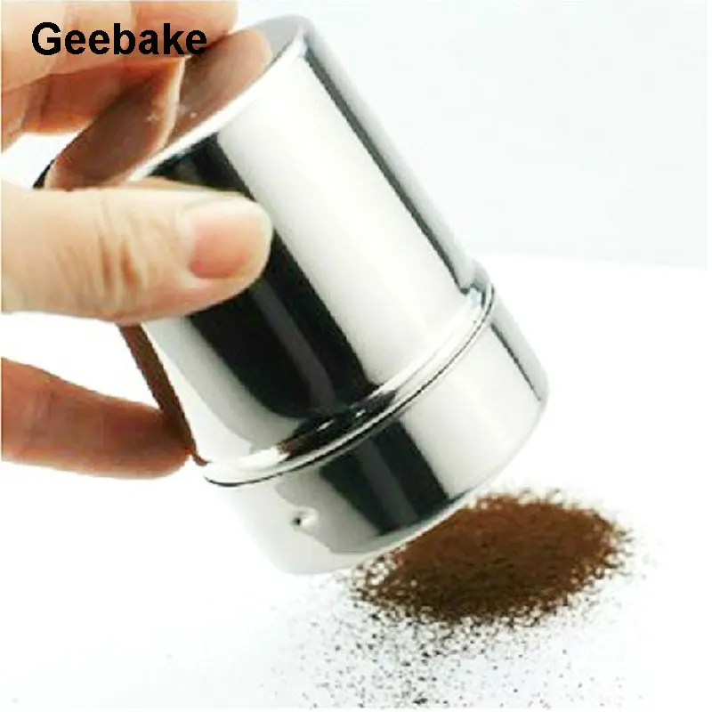 Thicken 304 Stainless Steel Spice Jar Sugar Powder Sieve/Cans Coffee Sievein Sifters & Shakers
