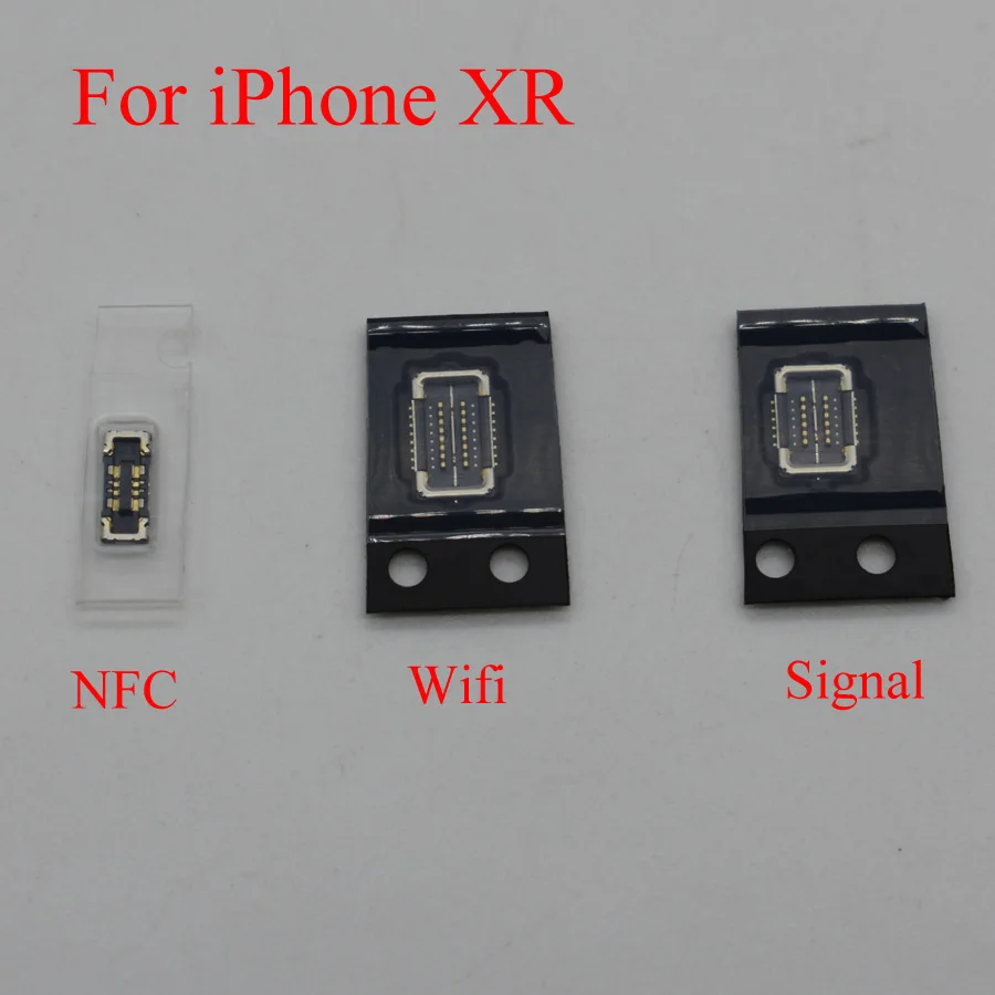 10 шт./лот оригинальный новый Wi-Fi/сигнал/NFC FPC Разъем для iPhone XR на материнской плате |