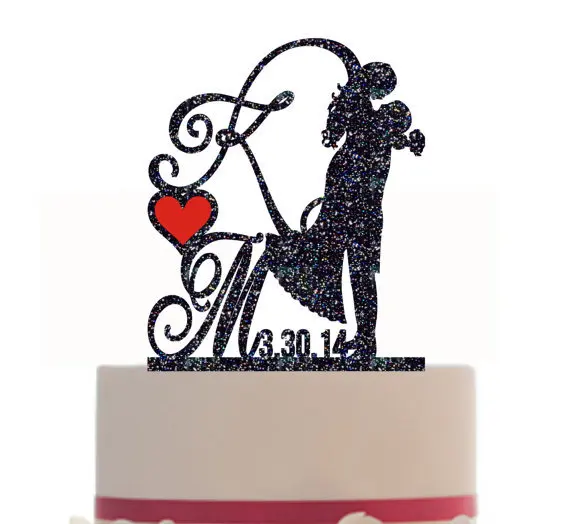 Bride And Groom Initials Design 4