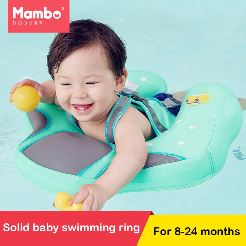 Mambo для маленьких детей мягкие однотонные ненадувные лежа Плавание ming круг для плавания дети талии круг для плавания Плавание аксессуары для тренеров