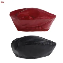 KLV кожа берет шляпы плоские женские Boina Feminina модные кепки Bone Gorras художника