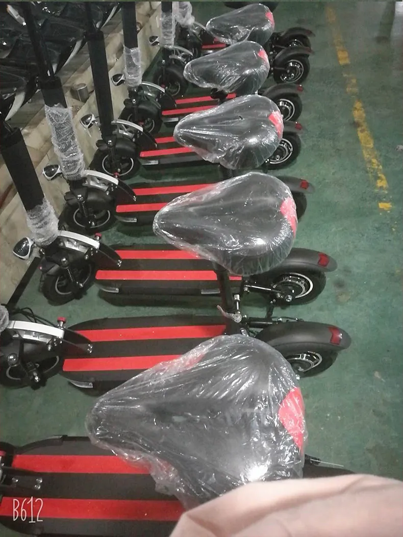 Cheap 48V 500W 10" Off Road Electric Scooter Adult 48V 26A Strong powerful new Foldable Electric Bicycle fold hoverboad bike scooters 14