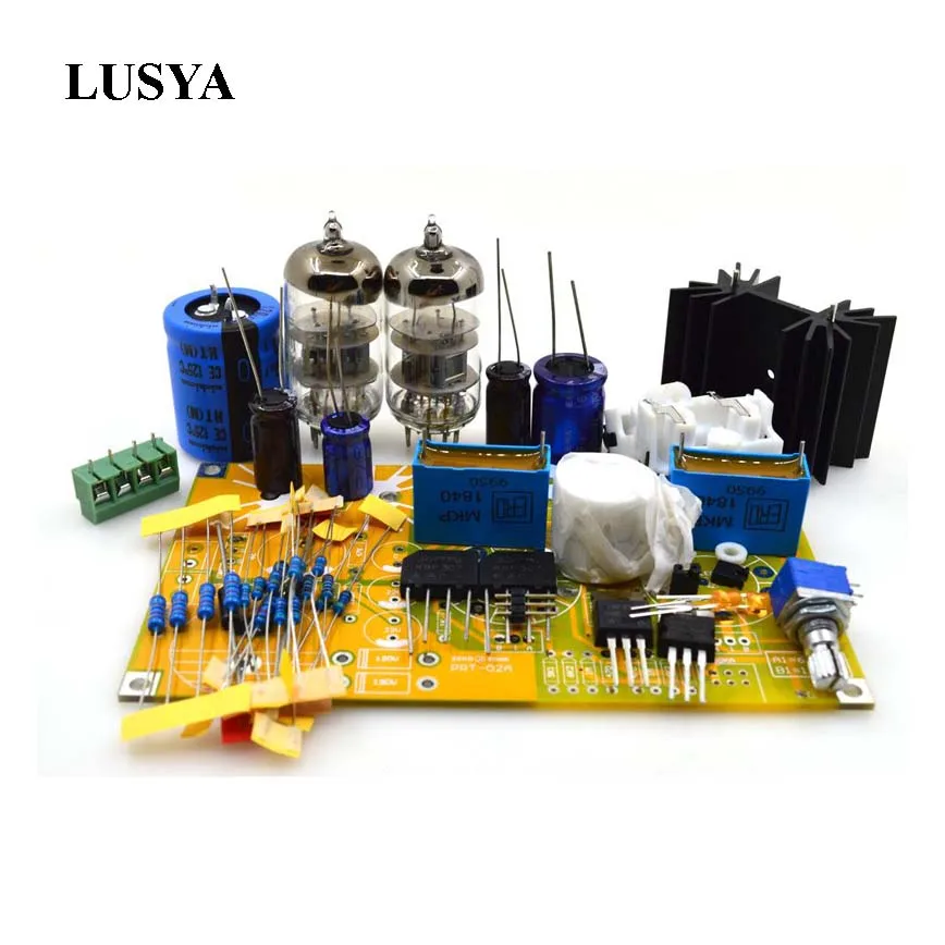 

Lusya PRT-02A 6N2 Tube Preamplifier Board DIY kit Base on Audio for Amplifier with Electronic tube