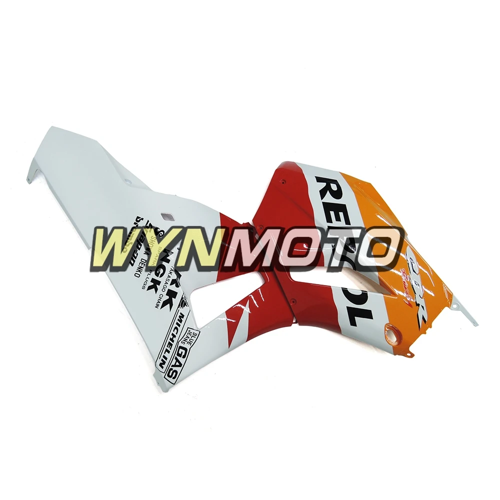Полная abs инъекций пластмасс Обтекатели для CBR600RR F5 2013 оранжевый белый мотоцикл Средства ухода за кожей комплект Cowling Средства ухода за кожей кадров carenes