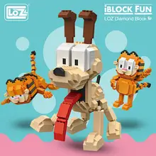 LOZ Blocks Diamond Exotic Cat Micro Building Blocks Figures Cartoon Mini Plastic Assembly Toys Small Blocks