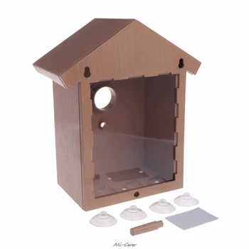 

Bird House Swallow DIY Nest Home Decoration Outdoor Breeding Cockatiels Box Roof High Quality Birds Supplies