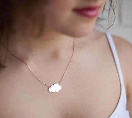 

Cute Clouds Charm Cloud Necklace Gift For Girl Accept Drop Shipping YP6102