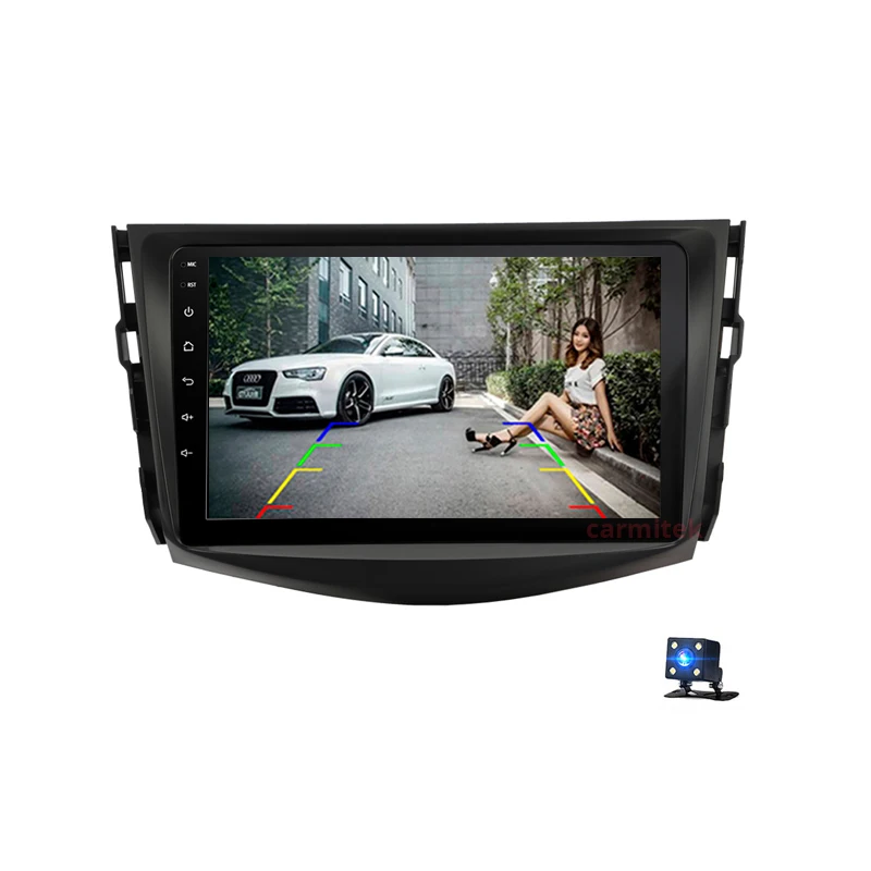 Продажа Автомобильный мультимедийный плеер Android 8,0 2 din автомобильный dvd font b gps b font навигатор для Toyota RAV4 Rav 4 2007 2011 Автомобильный Радио стерео
