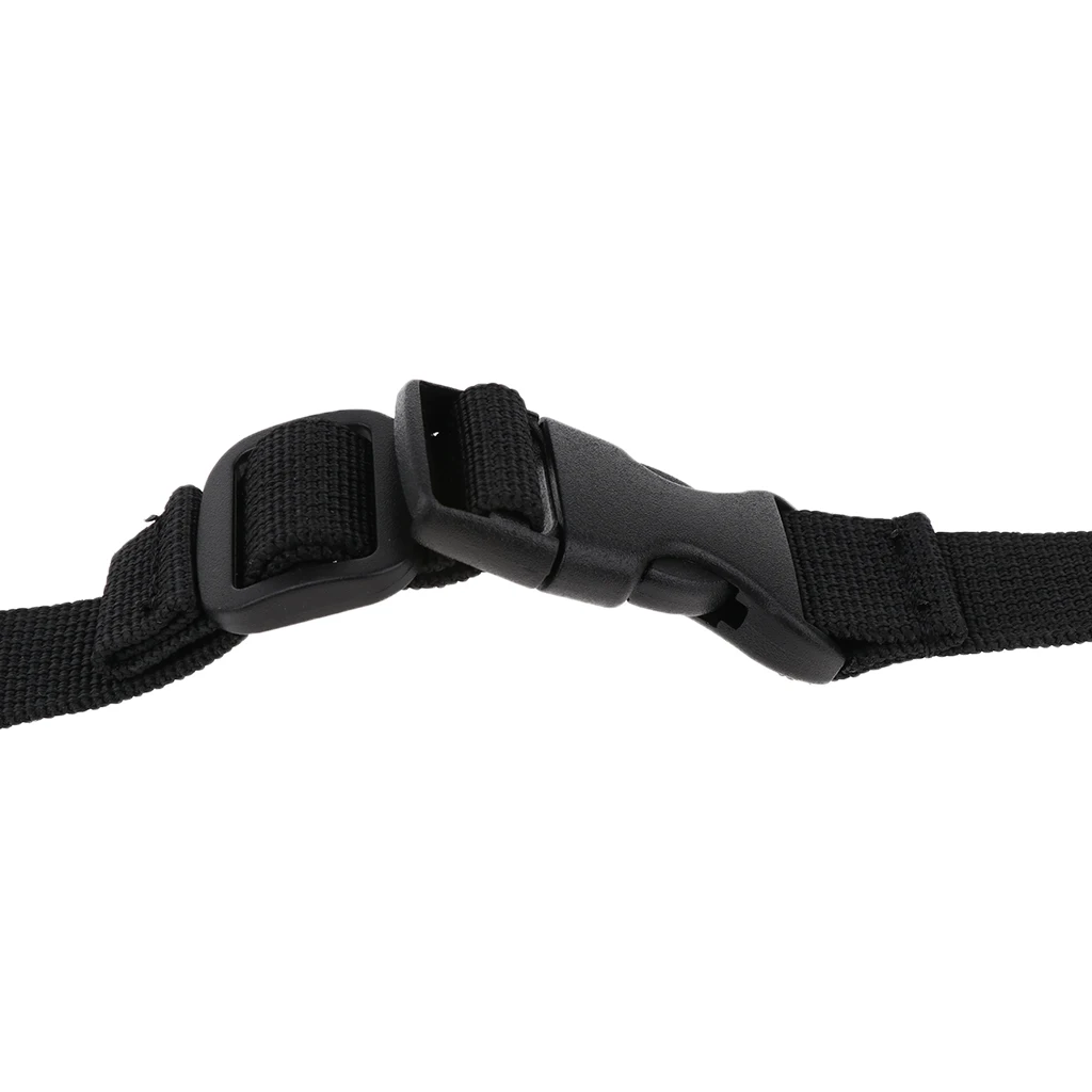 Replacement Rock Climbing Chalk Bag Adjustable Nylon Waist Belt Strap with Clip Buckle 118 x 1.8cm