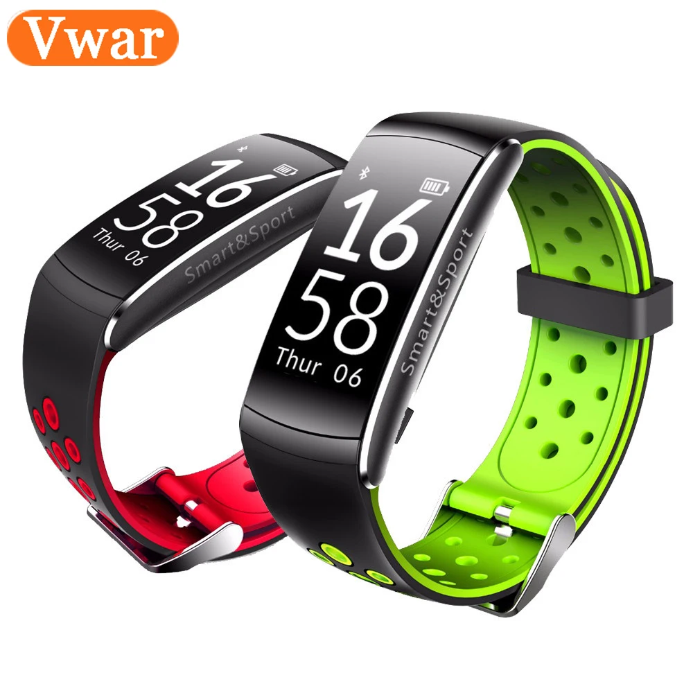 Q8 Smart Bracelet Heart Rate Monitor Fitness Tracker Bluetooth Wristband IP68 Waterproof Monitor Sport Smartband for
