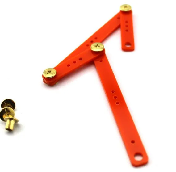 

2pcs 10*100mm A style crank connecting rod for car model Science Experiment Manual Material