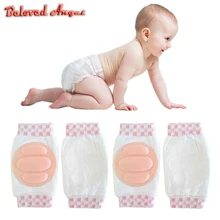 1 Pair Kids Cartoon Cute Crawling Elbow Infants Toddlers Baby Knee Pads Protector Safety Mesh Kneepad Children Harnesses Leashes