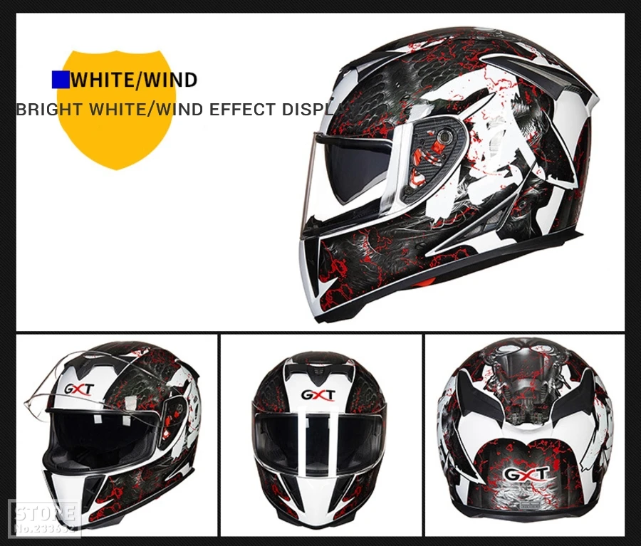 GXT мотоциклетный шлем Casco Moto Double Viso Moto шлемы полное лицо для верховой езды мотокросс шлем Capacete Motociclista для мужчин