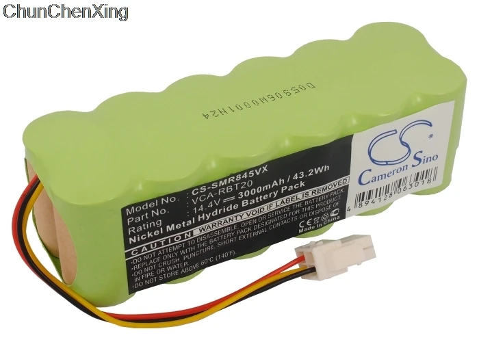 Аккумулятор Cameron Sino 3000 мАч для Samsung Navibot SR8875 SR8877 SR8857 SR8895 SR8896 SR8897 SR8898 SR8990 SR8F30 SR8F31