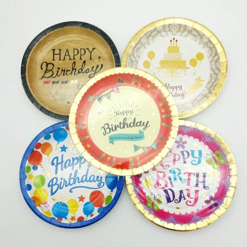 6pcslot 7 inch disposable paper plates dish party decoration cake pan party supplies cartoon - Decorative Paper Plates 6pcslot 7 inch disposable paper plates dish party decoration cake pan party supplies cartoon - Decorative Paper Plates