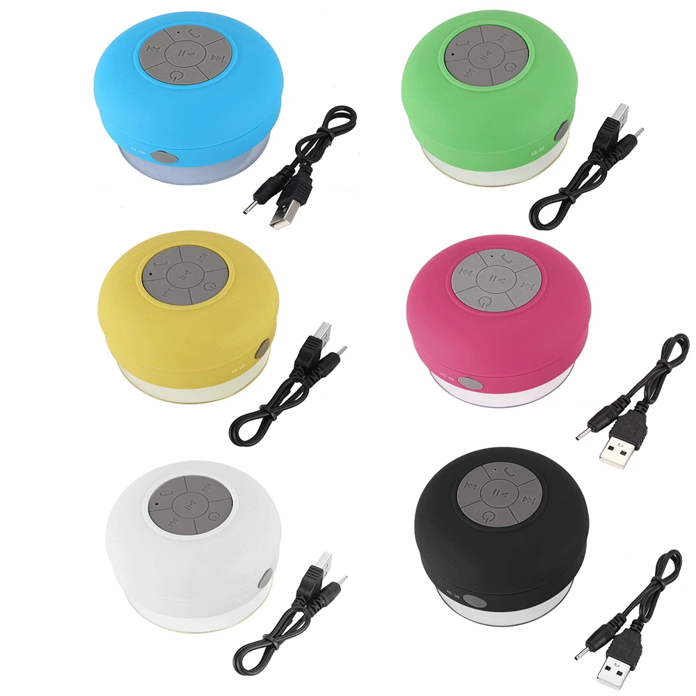 

Mini Wireless Bluetooth Speaker Portable Waterproof Shower Speaker for phone MP3 Bluetooth Receiver Hand Free Car Speaker
