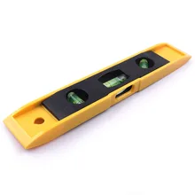 230 40 15mm Spirit Level Ruler High precision 45 Degree Vertical Horizontal ABS Shell 3 Bubble