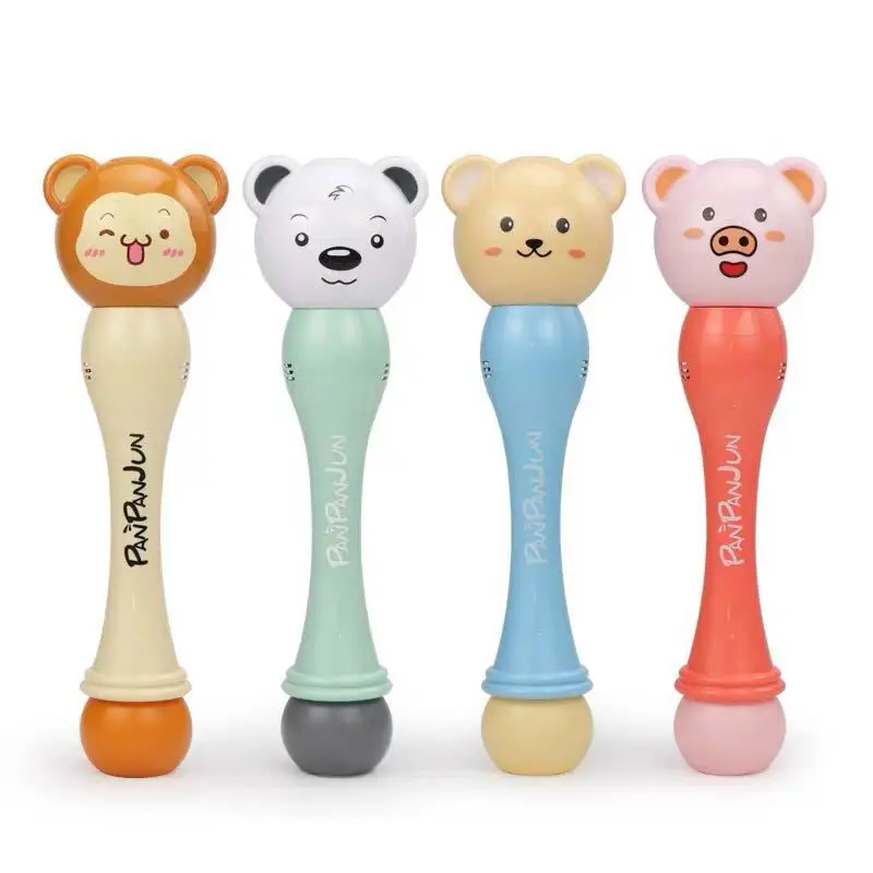 

Children's bubble machine bubble gun toy stage automatic no water leakage colorful electric supplement bubble HT8011