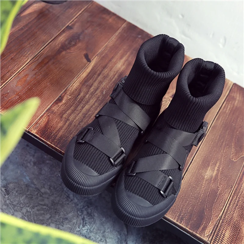 Occasionnels Joker D'hiver Cheville Hommes Tête 38 Chaussures 43 Bottes Conseil Dunk Ronde Haute Laine Coréen De Mode Style IYW9DHE2