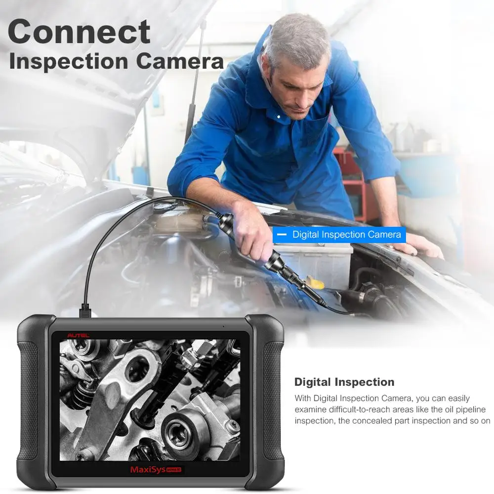 AUTEL MaxiSYS MS906BT OBD2 OE Level автоматическое диагностическое кодирование кодов