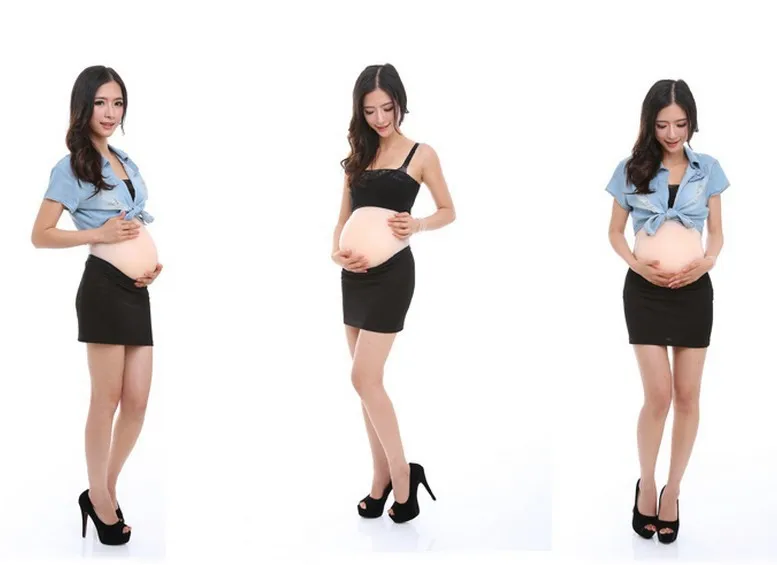 5 7 months Safety non toxic lifelike belly 100 Medical Bionic Silicone