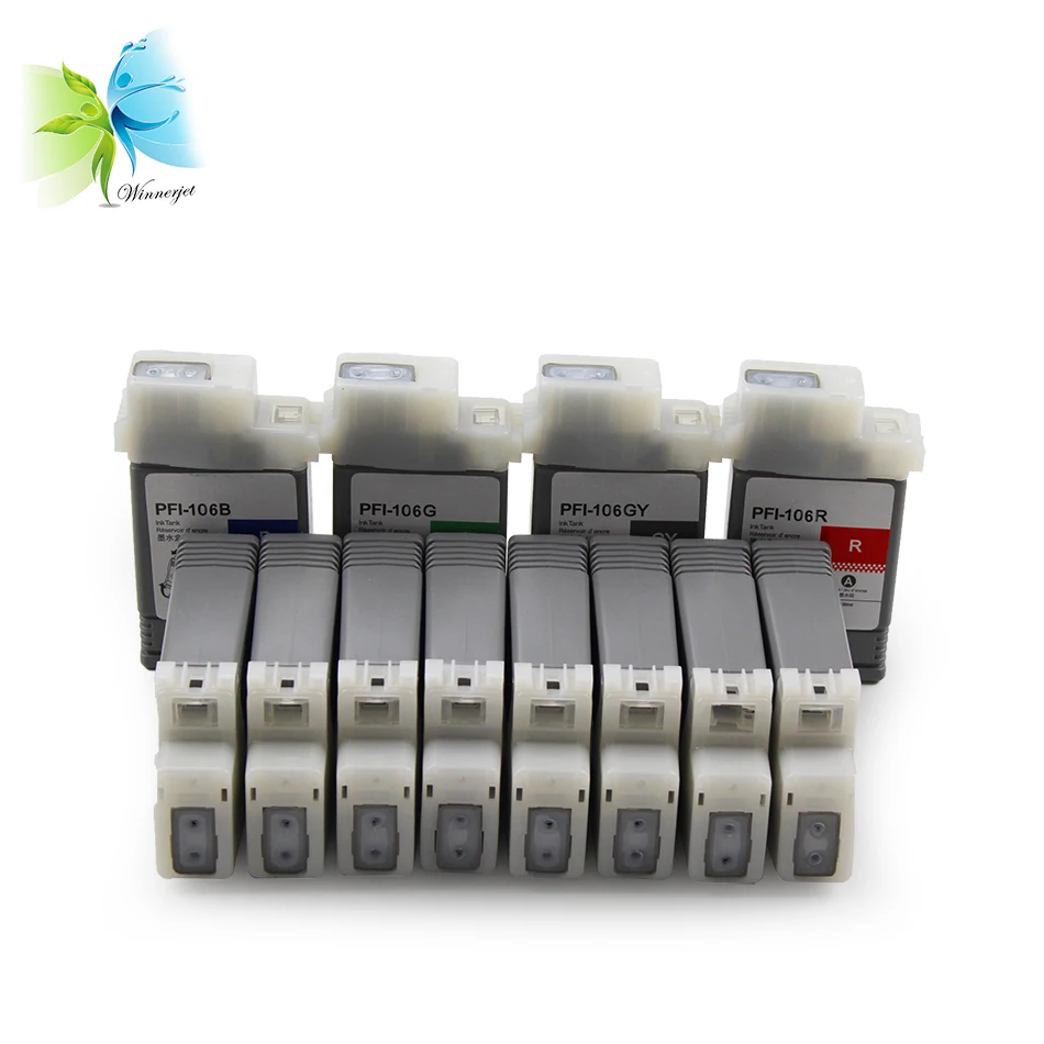 PFI 106 Full Pigment ink cartridge For Canon imagePROGRAF IPF6450 6400 printer-in Ink Cartridges