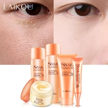 5 шт./компл. laikou экстракт улитки уход за кожей костюм косметика для отбеливания против морщин против старения увлажняющий питает уход за лицом