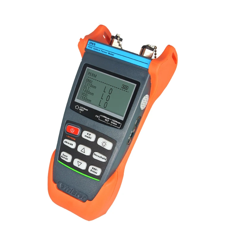 

Handheld EPN70 PON optical Power Meter SC/PC 1310/1490 / 1550nm with english version,FTTH / FTTx Fiber Optical Cable Tester