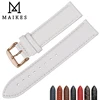 MAIKES-bracelet de montre bracelet de montre en cuir, avec fermoir en or Rose, 16mm 17mm 18mm 20mm pour DW Daniel Wellington ► Photo 1/6