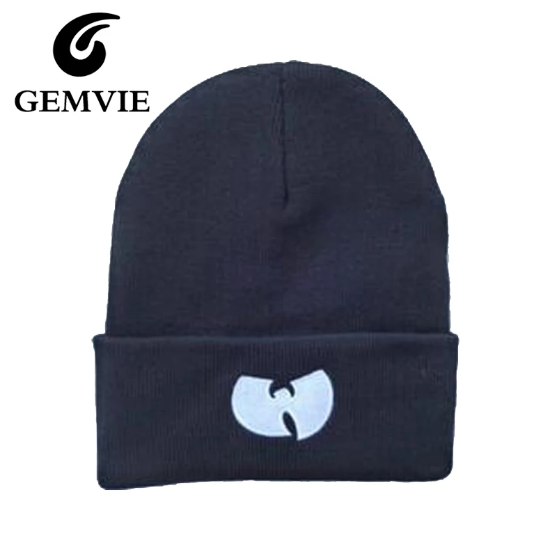 

Embroidery Print Punk Knitting Wool Caps 2016 Spring Autumn Winter Casual Knitted Hats For Women And Men 3 Colors