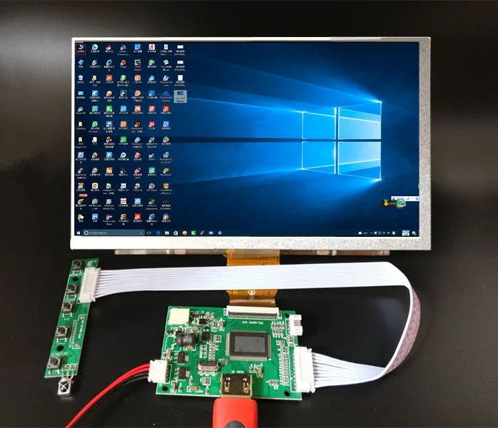 ЖК дисплей 9 0 дюйма 1024*600 оранжевый Pi PC банан M3/Pro TFT + Комплект HDMI плата