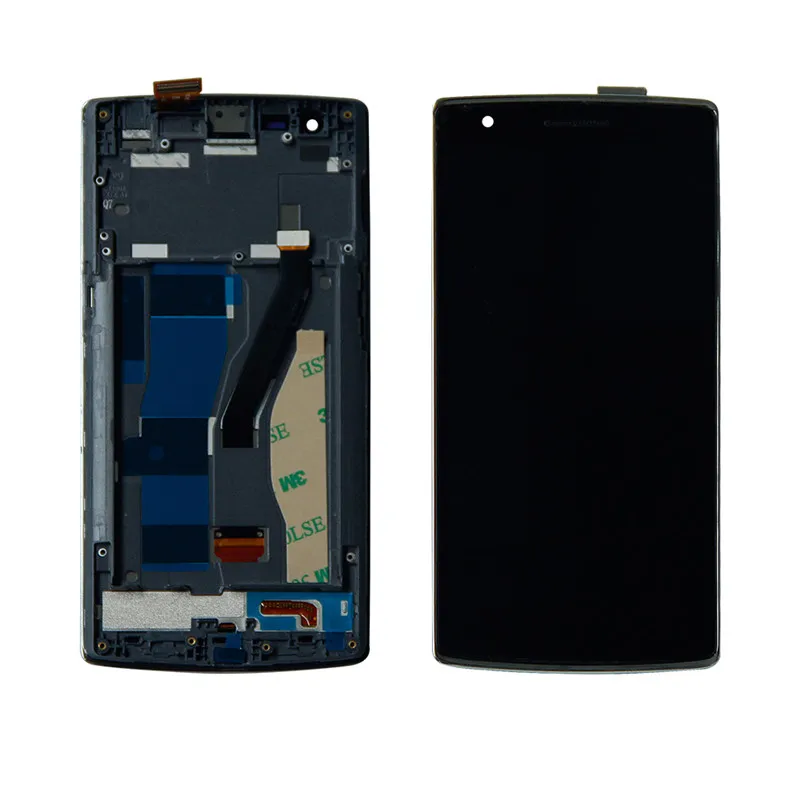 5," ЖК-дисплей дигитайзер сенсорный экран сенсорная панель в сборе с рамкой для Oneplus one Oneplus 1 A0001 1+ ЖК-дисплей - Цвет: LCD with Frame
