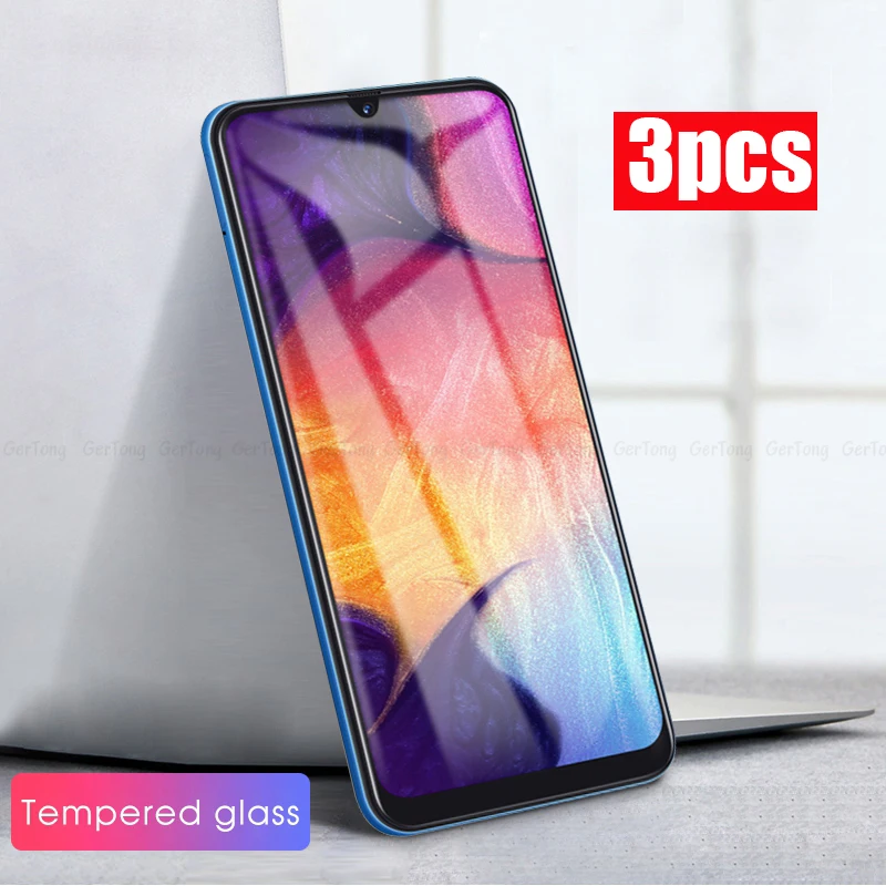 

3PCS Protective Glass For Samsung Galaxy A30 A50 Tempered Glass For Samsung Galaxy A40 A20 A10 A80 A90 A60 A70 Screen Protector