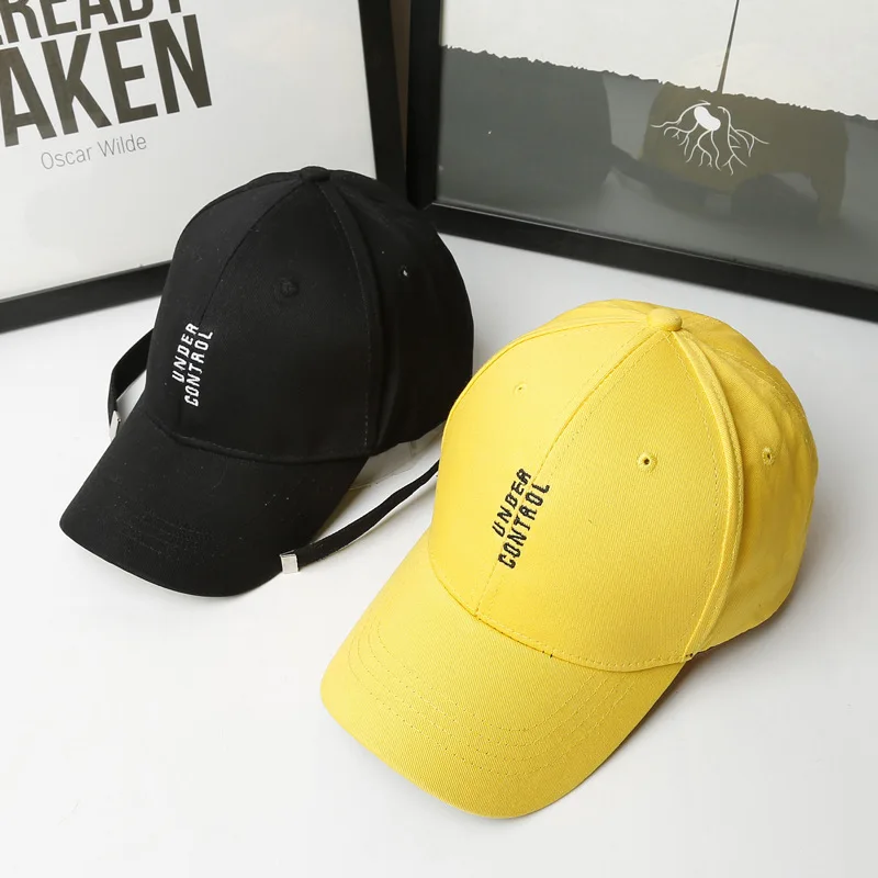 

2017 Women Men Fashion Long Belt Hip Hop Caps Snapback Hats Yellow Black Baseball Caps Sun Hat Letter Summer Male Bone Gorra Cap