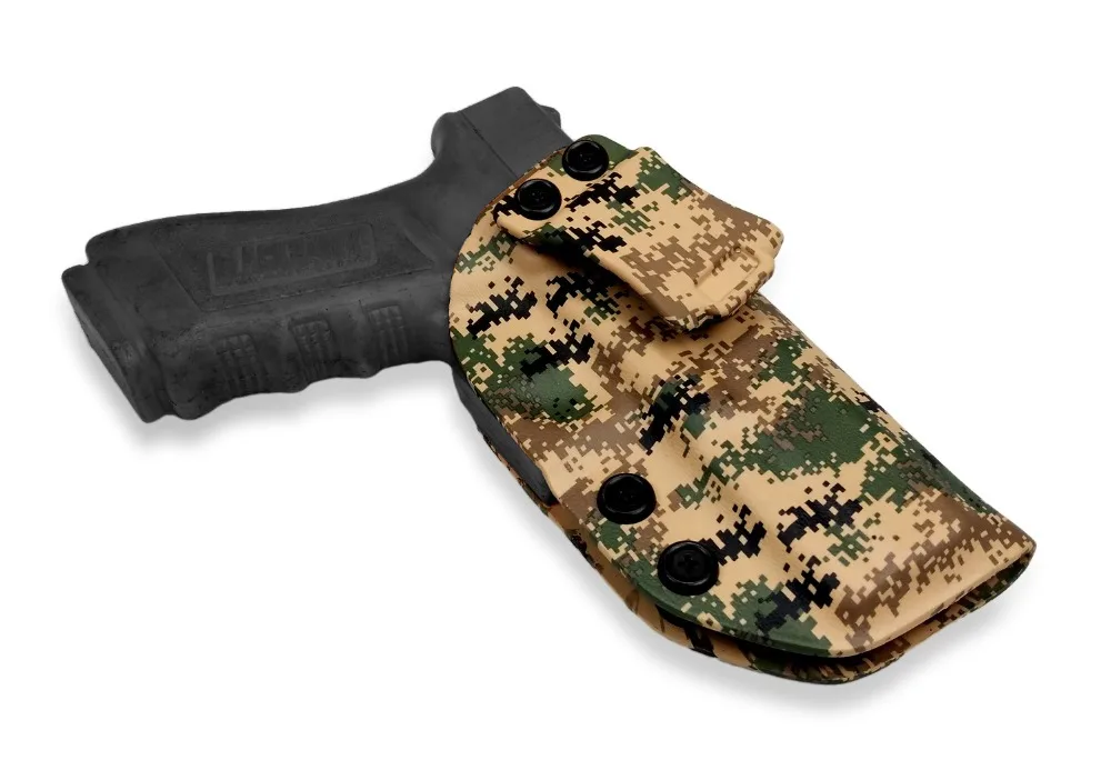 B.B.F Make MARPAT морской узор IWB KYDEX пистолет кобура для: Glock 19 17 23 26 28 43 P320 VP9 внутри скрытый кейс для пистолета