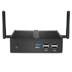 XCY безвентиляторный мини-ПК Intel Celeron N2830 N2840 2,16 ГГц Windows 10 VGA HDMI WiFi офисный HTPC tv КОРПУС настольных компьютеров мини-компьютер