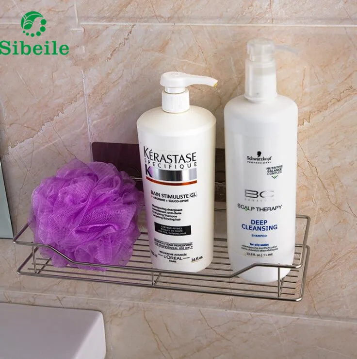 Stainless Steel Sink Sucker Organizer Shelf Bathroom Wall Powerful Suction Sponges Storage Basket Kitchen Soap Towel Holder