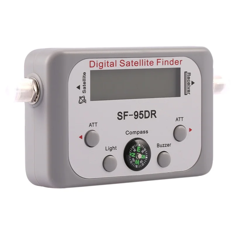 С цифровым дисплеем спутниковый искатель SF-95DR метр устройство поиска ТВ-сигнала SF95DR СБ декодер Satlink рецепторов