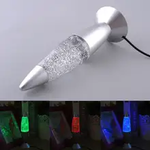 USB Перезаряжаемые RGB Цвет изменение блеск ракеты творческий ночник лава-лампа для прикроватная тумбочка для спальни home decor