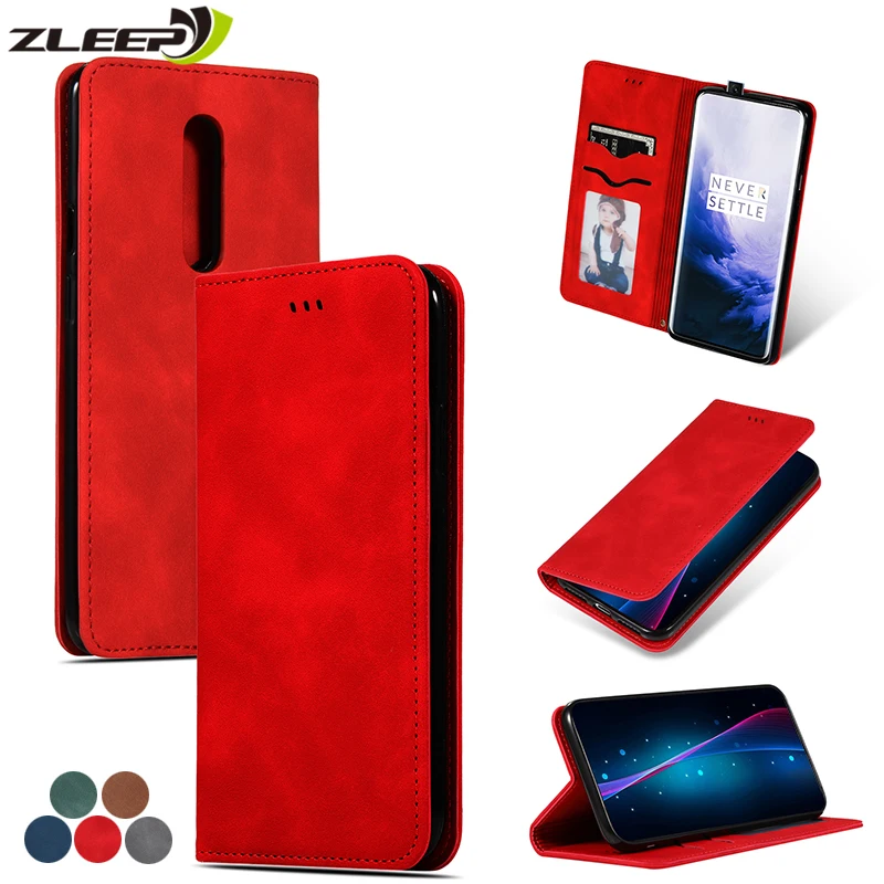 

Strong Magnetic Wallet Leather For Oneplus7 Oneplus6T 360 Flip Case For Oneplus 6T 7 Pro 7pro Card Holder Stand Book Cover Coque