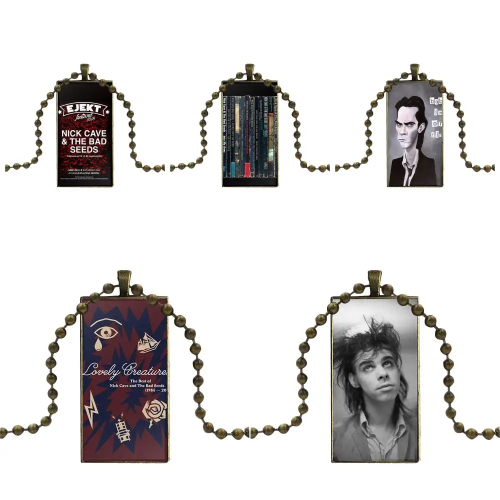 Nick Cave And The Bad Seeds For Woman винтажное массивное стеклянное колье с кабошоном