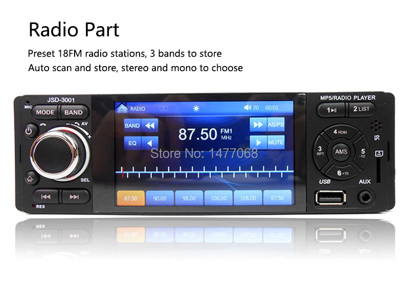 3001 autoradio radio