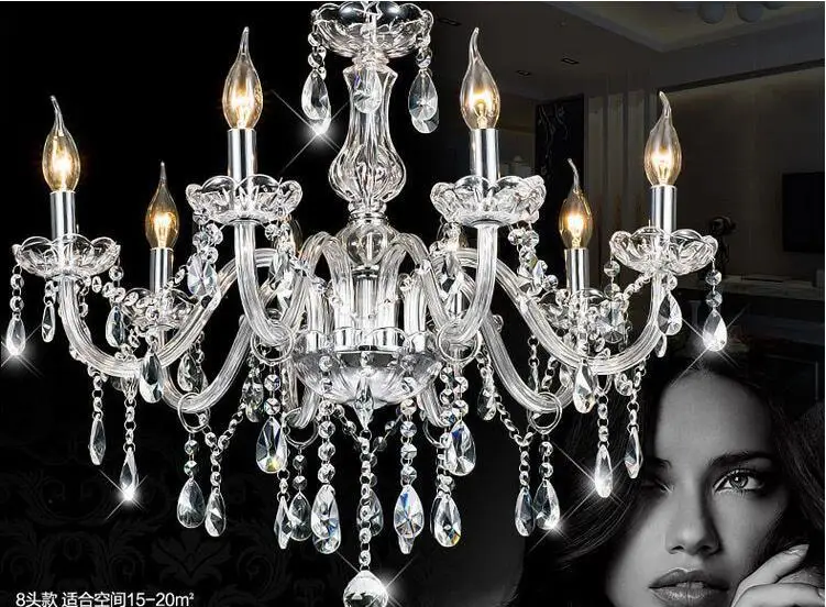 Candelabros de cristal modernos iluminación del hogar candelabros de