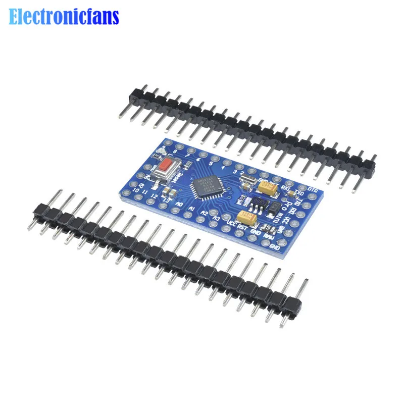 5 шт./лот Atmega328P Pro Mini 328 Mini Atmega328 5 в 16 МГц 5 в 16 м Модуль платы для Arduino совместим с нано микро контроллером