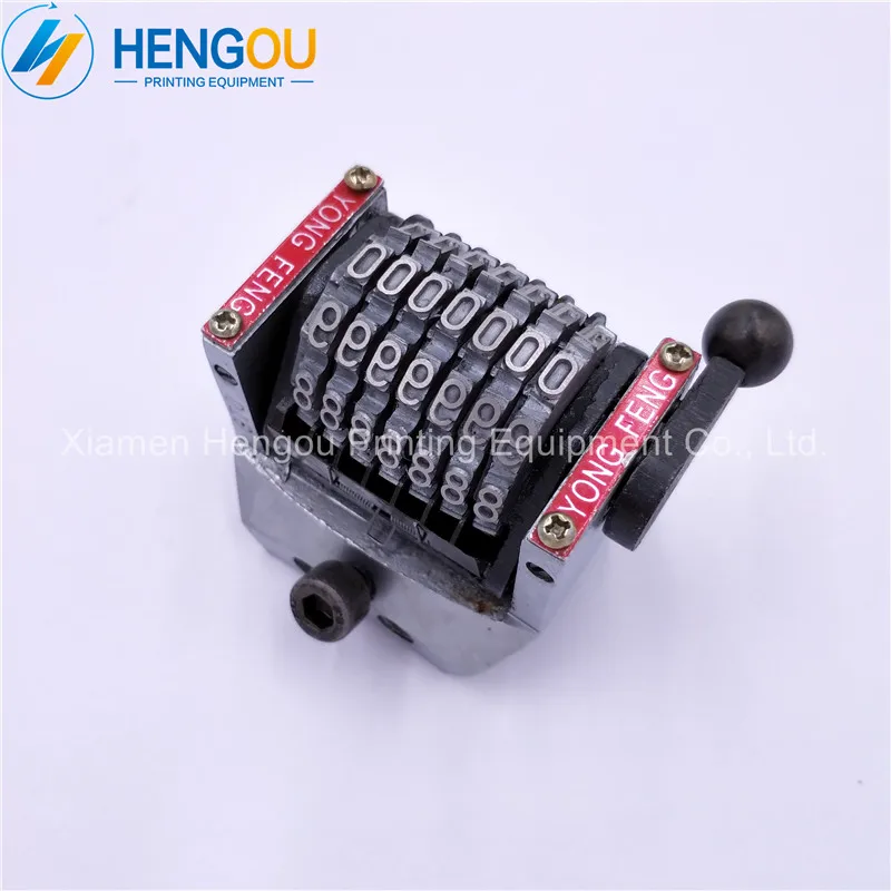 

2 Pieces GTO46 GTO52 7 digits Numbering machine Vertical, Backward jump mode 09876...