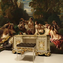 Фото на заказ европейские картины маслом Vliny ПВХ Гостиная Ванная комната детская комната спальня отель декоративные 3D росписи Wlallpaper рулон