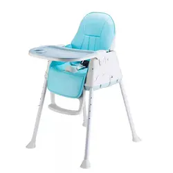 Happy Baby Кормление стульчик для детей стулья для кормления Портативный Детские едят обеденный стул пластик Детский защита для стола стулья