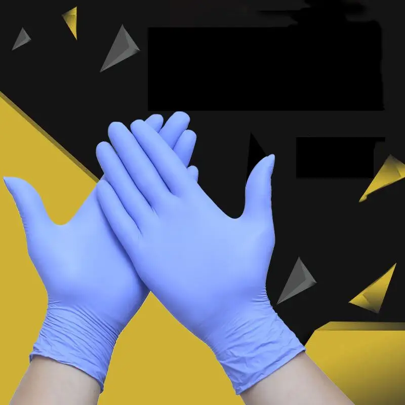 Najtaniej 100 sztuk partia jednorazowe rękawice lateksowe uniwersalne czyszczenie rękawice wielofunkcyjne domowe jedzenie Medical Cosmetic jednorazowe rękawice