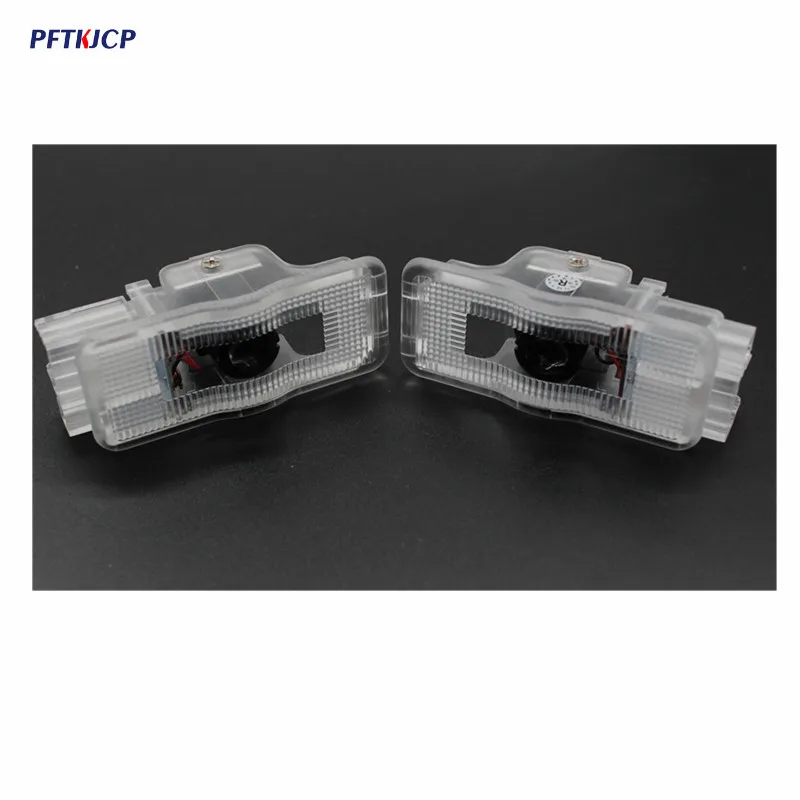 

PFTKJCP 2PCS for Peugeot LOGO Car LED Welcome led Light Door Step Ground Projecting logo Lamp 308SW 308CC 308 3008 RCZ 408 508